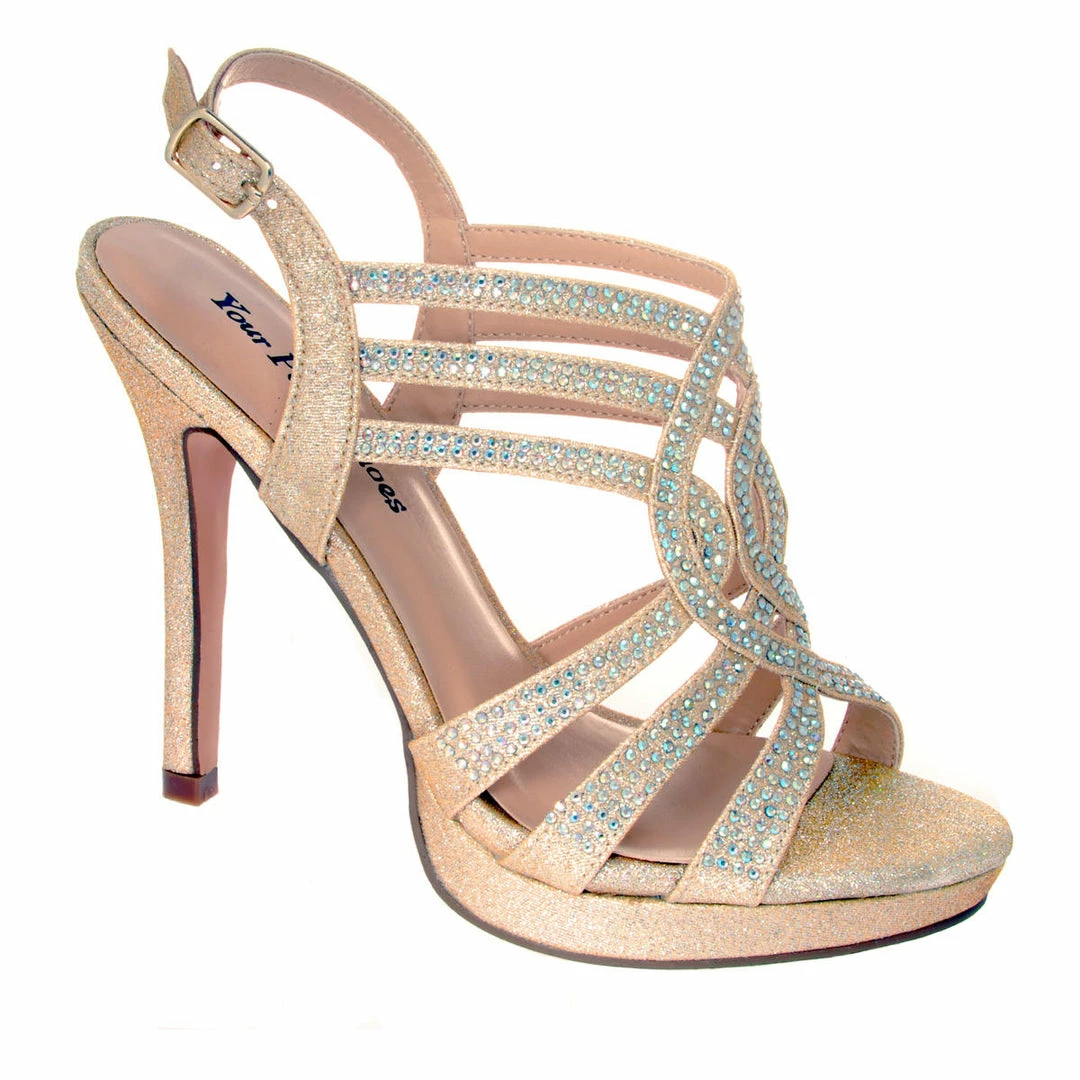 Formal Shoes Your Party Shoes Mariah Glitter High Heel Crystal Embellished Straps Prom Pageant 3 Formal Shoes Your Party Shoes Mariah Glitter High Heel Crystal Embellished Straps Prom Pageant