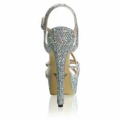 Marc Defang METTE AB CRYSTAL Platform Pageant Heel Prom Shoes