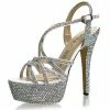 Marc Defang METTE AB CRYSTAL Platform Pageant Heel Prom Shoes