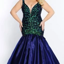 Johnathan Kayne For Sydney's Closet JK 2101 Plus Sized Mermaid Prom Dress JK2101 Mermaid Dresses