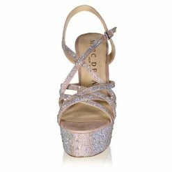 Marc Defang Marc Top AB Crystal Strap Platform Heels Pumps 6