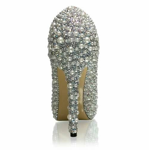 Formal Shoes Marc Defang Pearl AB CRYSTAL Peep Toe Pump Pageant Bridal Prom 5 Formal Shoes Marc Defang Pearl AB CRYSTAL Peep Toe Pump Pageant Bridal Prom
