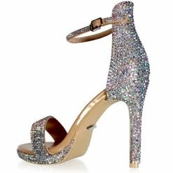 Formal Shoes Marc Defang Molley Crystal Platform Pageant Heel Prom Shoes Single Strap