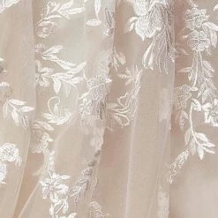 Nox Anabel JH925 Long A Line Ballgown Wedding Dress Sheer Lace Off The Shoulder Bridal Gown Ballgown Dresses