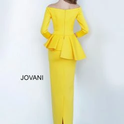 Jovani 2144 Off The Shoulder Fitted Evening Dress Mother Of The Bride Groom Dress