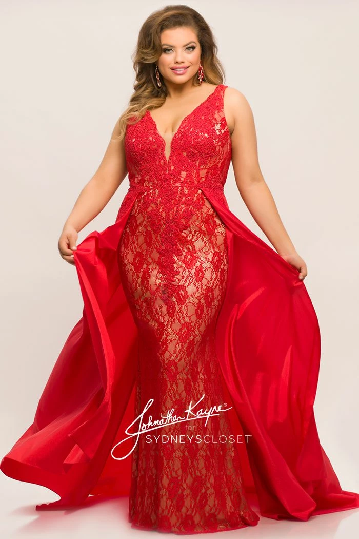 In Stock Long Sleeve Dresses Johnathan Kayne Sydney's Closet JK 2016 Size 24 Plus Size Lace Prom Dress Evening Gown 17 In Stock Long Sleeve Dresses Johnathan Kayne Sydney's Closet JK 2016 Size 24 Plus Size Lace Prom Dress Evening Gown
