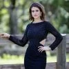 Discontinued Primavera Couture 3307 Long Sleeve Short Homecoming Dress