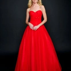 In Stock Nina Canacci 6573 Long Ballgown Prom Dress Pageant Gown Romantic Wedding Dress Size 12