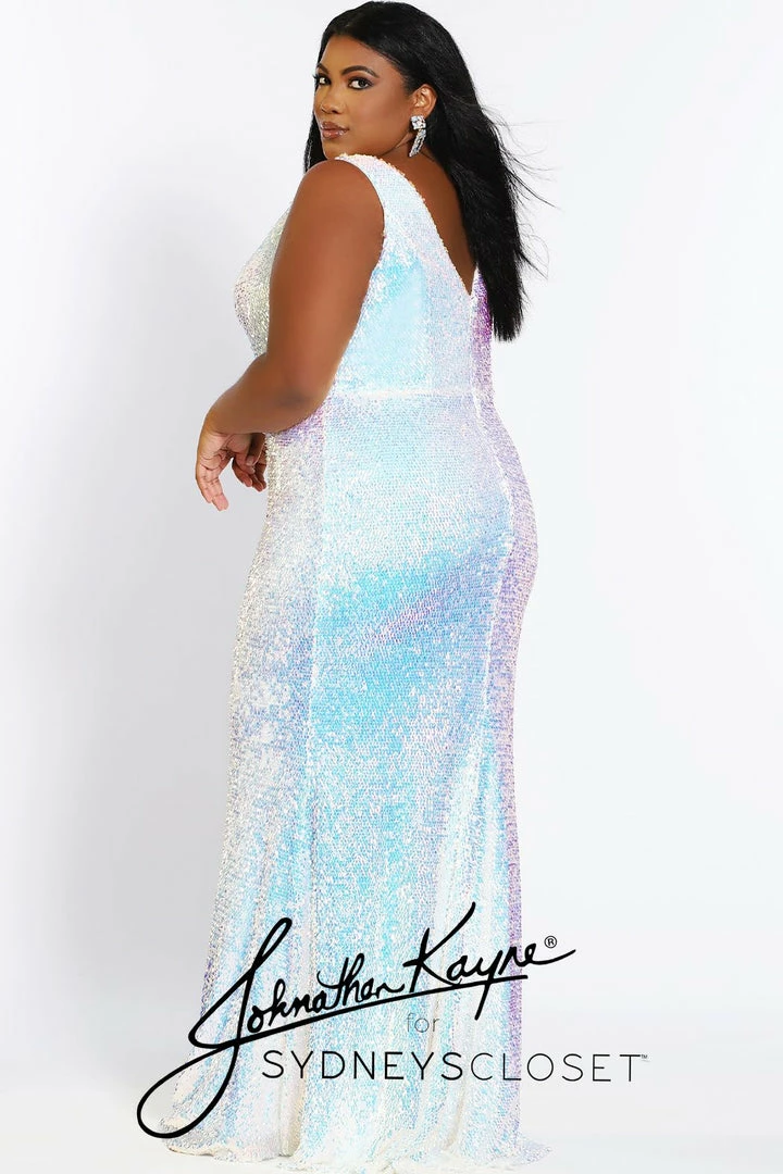 In Stock Johnathan Kayne Sydney's Closet JK2109 Size 20 Sequin Cape Prom Dress Plus Sized Mermaid JK 2109 Mermaid Dresses 8 In Stock Johnathan Kayne Sydney's Closet JK2109 Size 20 Sequin Cape Prom Dress Plus Sized Mermaid JK 2109 Mermaid Dresses