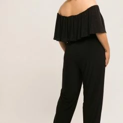 Johnathan Kayne For Sydneys Closet JK 2014 Plus Size Jumpsuit Off The Shoulder Long 12 Johnathan Kayne For Sydneys Closet JK 2014 Plus Size Jumpsuit Off The Shoulder Long