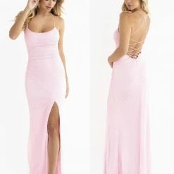 In Stock Backless Dresses Primavera Couture 3413 Size 8 Scoop Neckline Beaded Sequins Prom Dress Open Back Slit 78 In Stock Backless Dresses Primavera Couture 3413 Size 8 Scoop Neckline Beaded Sequins Prom Dress Open Back Slit