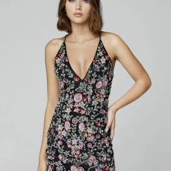 Primavera Couture 3073 Long Beaded Floral Print Prom Dress Evening Gown V Neckline Slit Sequin Dresses 154 Primavera Couture 3073 Long Beaded Floral Print Prom Dress Evening Gown V Neckline Slit Sequin Dresses