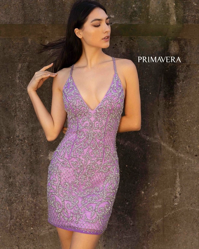 In Stock Primavera Couture 3138 Hot Pink Beaded Sequins Homecoming Dress Cocktail Dress Size 14 8 In Stock Primavera Couture 3138 Hot Pink Beaded Sequins Homecoming Dress Cocktail Dress Size 14