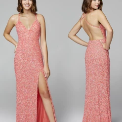 In Stock Primavera Couture 3291 AB Ivory Prom Dress Size 6 Long Fitted Backless Sequin Formal Evening Gown Backless Dresses 72 In Stock Primavera Couture 3291 AB Ivory Prom Dress Size 6 Long Fitted Backless Sequin Formal Evening Gown Backless Dresses