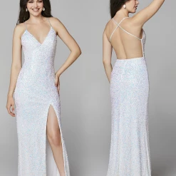 Primavera Couture 3291 Prom Dress Long Fitted Backless Sequin Formal Evening Gown 130 Primavera Couture 3291 Prom Dress Long Fitted Backless Sequin Formal Evening Gown