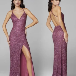 Primavera Couture 3291 Prom Dress Long Fitted Backless Sequin Formal Evening Gown 133 Primavera Couture 3291 Prom Dress Long Fitted Backless Sequin Formal Evening Gown