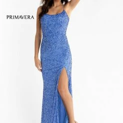 In Stock Backless Dresses Primavera Couture 3413 Size 8 Scoop Neckline Beaded Sequins Prom Dress Open Back Slit 122 In Stock Backless Dresses Primavera Couture 3413 Size 8 Scoop Neckline Beaded Sequins Prom Dress Open Back Slit