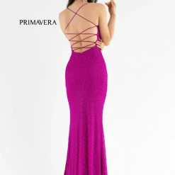 In Stock Backless Dresses Primavera Couture 3413 Size 8 Scoop Neckline Beaded Sequins Prom Dress Open Back Slit 115 In Stock Backless Dresses Primavera Couture 3413 Size 8 Scoop Neckline Beaded Sequins Prom Dress Open Back Slit