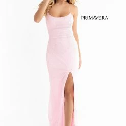 In Stock Backless Dresses Primavera Couture 3413 Size 8 Scoop Neckline Beaded Sequins Prom Dress Open Back Slit 104 In Stock Backless Dresses Primavera Couture 3413 Size 8 Scoop Neckline Beaded Sequins Prom Dress Open Back Slit