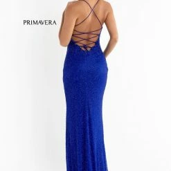 In Stock Backless Dresses Primavera Couture 3413 Size 8 Scoop Neckline Beaded Sequins Prom Dress Open Back Slit 101 In Stock Backless Dresses Primavera Couture 3413 Size 8 Scoop Neckline Beaded Sequins Prom Dress Open Back Slit