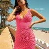 In Stock Primavera Couture 3514 Hot Pink Beaded Short Cocktail Dress Homecoming Formal Fitted Gown Size 00 1 In Stock Primavera Couture 3514 Hot Pink Beaded Short Cocktail Dress Homecoming Formal Fitted Gown Size 00