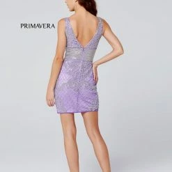 In Stock Primavera Couture 3514 Raspberry Cocktail Dress Size 4 Beaded Short Homecoming Formal Fitted Gown