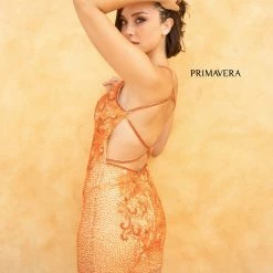 Backless Dresses Primavera Couture 3516 Beaded Cocktail Dress Backless Short Fitted Homecoming Dress 26 Backless Dresses Primavera Couture 3516 Beaded Cocktail Dress Backless Short Fitted Homecoming Dress