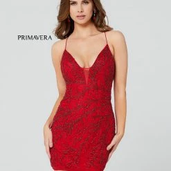 In Stock Backless Dresses Primavera Couture 3554 Nude Turquoise Homecoming Dress Size 00 Shimmer Multi Sequins Embellished