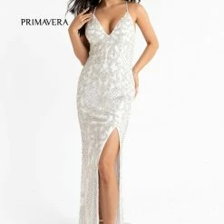 In Stock Backless Dresses Primavera Couture 3721 Size 0 Neon Pink Beaded Prom Dress V Neckline Slit Crisscross Open Back 57 In Stock Backless Dresses Primavera Couture 3721 Size 0 Neon Pink Beaded Prom Dress V Neckline Slit Crisscross Open Back