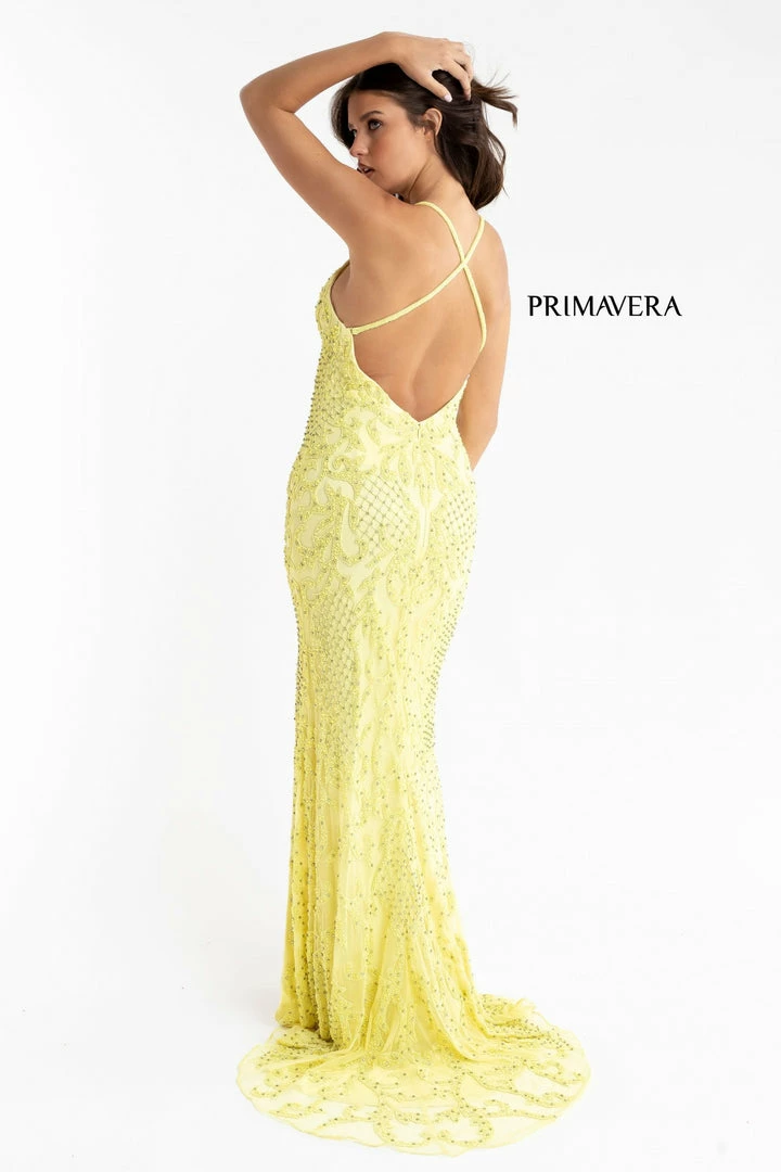 In Stock Backless Dresses Primavera Couture 3721 Size 0 Neon Pink Beaded Prom Dress V Neckline Slit Crisscross Open Back 14 In Stock Backless Dresses Primavera Couture 3721 Size 0 Neon Pink Beaded Prom Dress V Neckline Slit Crisscross Open Back