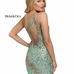 Primavera Couture 3864 Short 2022 Homecoming Dress Fitted Sequin Beaded Cocktail Dress