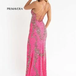 In Stock Backless Dresses Primavera Couture 3211 Size 10 Black Sequin Prom Dress Pageant Gown Evening Formal Wear Side Slit 56 In Stock Backless Dresses Primavera Couture 3211 Size 10 Black Sequin Prom Dress Pageant Gown Evening Formal Wear Side Slit