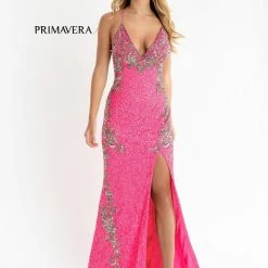 In Stock Primavera Couture 3211 Size 6 Sequin Prom Dress Pageant Gown Evening Formal Wear Side Slit Backless Dresses 115 In Stock Primavera Couture 3211 Size 6 Sequin Prom Dress Pageant Gown Evening Formal Wear Side Slit Backless Dresses