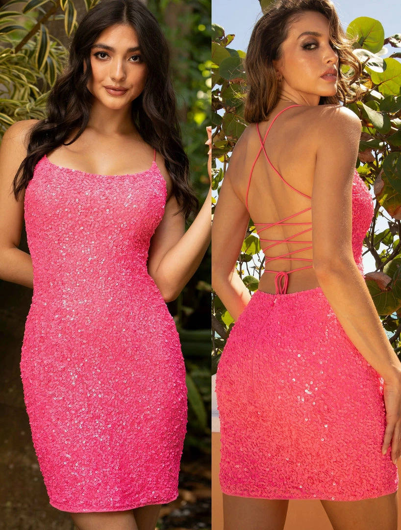 In Stock Backless Dresses Primavera Couture 3351 Size 4 Cocktail Dress Short Fitted Sequin Backless Homecoming Dress 67 In Stock Backless Dresses Primavera Couture 3351 Size 4 Cocktail Dress Short Fitted Sequin Backless Homecoming Dress