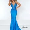 In Stock Johnathan Kayne 2305 Size 8 Evening Pageant Dress V Neckline Embellished Mermaid Train Mermaid Dresses