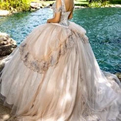 Discontinued Ballgown Dresses Camila Q Quinceanera Dress 1003 Off Shoulder Ballgown Train Embellished Princess