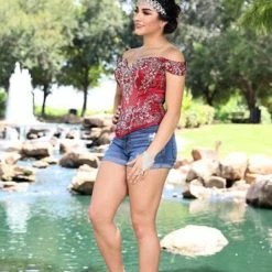 Discontinued Camila Q Quinceanera Dress 1005 Corset Two Piece Ballgown Train Off Shoulder Sleeve