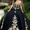 Camila Q Quinceanera Dress 1006 Off Shoulder Floral Ballgown Corset Two Piece Dress