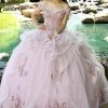 Ballgown Dresses Camila Q Quinceanera Dress 1007 Off Shoulder Two Piece Ballgown Ruffle Princess Q1007