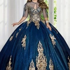 Ballgown Dresses Camila Q Quinceanera Q1115 Off The Shoulder Glitter Tulle Ball Gown Applique Prom Dress 1115