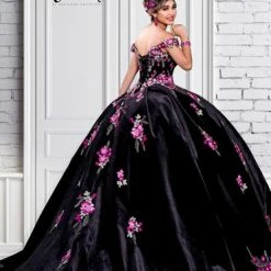 Camila Q Quinceanera Q1117 Off The Shoulder Velvet Ball Gown Floral Applique Corset 1117 15 Camila Q Quinceanera Q1117 Off The Shoulder Velvet Ball Gown Floral Applique Corset 1117