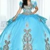 Ballgown Dresses Camila Q Quinceanera Q1119 Sweetheart Ball Gown Organza Sheer Jacket Prom Dress 1119