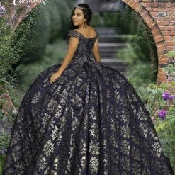 Envious Couture Camila Q Quinceanera Q1124 Off The Shoulder Glitter Tulle Ball Gown Prom Dress 1124 9 Envious Couture Camila Q Quinceanera Q1124 Off The Shoulder Glitter Tulle Ball Gown Prom Dress 1124