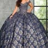 Envious Couture Camila Q Quinceanera Q1124 Off The Shoulder Glitter Tulle Ball Gown Prom Dress 1124