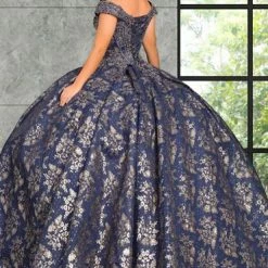 Envious Couture Camila Q Quinceanera Q1124 Off The Shoulder Glitter Tulle Ball Gown Prom Dress 1124 8 Envious Couture Camila Q Quinceanera Q1124 Off The Shoulder Glitter Tulle Ball Gown Prom Dress 1124