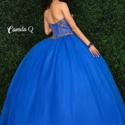 In Stock Ballgown Dresses Camila Q Quinceanera Dress 17004 Strapless Ballgown Embellished Sweetheart