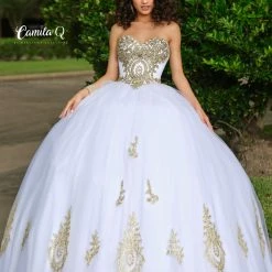 Ballgown Dresses Camila Q 17010 Quinceanera Dress Ballgown Tulle Applique Strapless Sweetheart Gown 9 Ballgown Dresses Camila Q 17010 Quinceanera Dress Ballgown Tulle Applique Strapless Sweetheart Gown