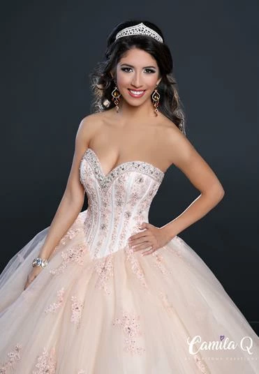 Discontinued Camila Q Quinceanera Dress 17100 Tulle Ballgown Embellished Princess Choker Train Ballgown Dresses 7 Discontinued Camila Q Quinceanera Dress 17100 Tulle Ballgown Embellished Princess Choker Train Ballgown Dresses