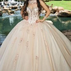 Discontinued Camila Q Quinceanera Dress 17100 Tulle Ballgown Embellished Princess Choker Train Ballgown Dresses 19 Discontinued Camila Q Quinceanera Dress 17100 Tulle Ballgown Embellished Princess Choker Train Ballgown Dresses