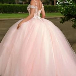 Discontinued Ballgown Dresses Camila Q Quinceanera Dress 17105 Off Shoulder Ballgown Tulle Princess 2020